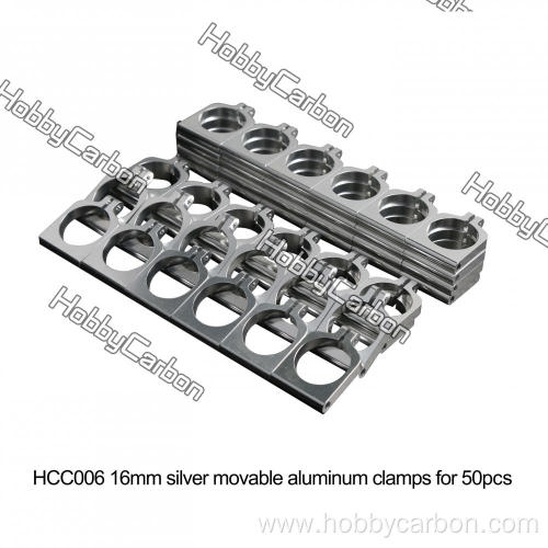 CNC Aluminum Tube Clamp OEM 25mm Diameter